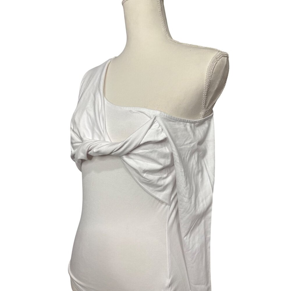 ASTR the Label Kora Top in White Small New Womens Long Sleeve Tee - Picture 7 of 11